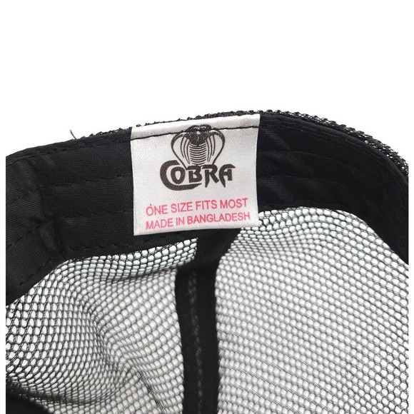 On X Backcountry Maps Mesh Trucker Rope Snapback Hat Foam Ball Cap Outdoor Black - Picture 7 of 7